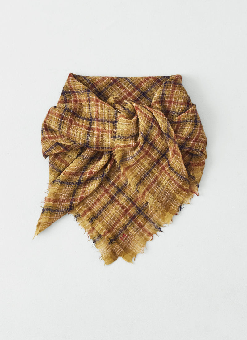 Moismont Wool Square Scarf | Harvest