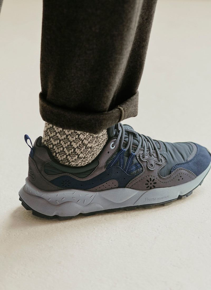 Flower Mountain Yamano Panelled Trainers | Charcoal