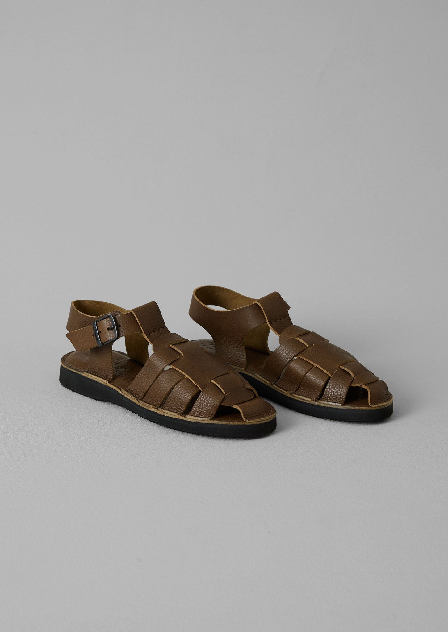 Fracap Leather Sandals | Olive