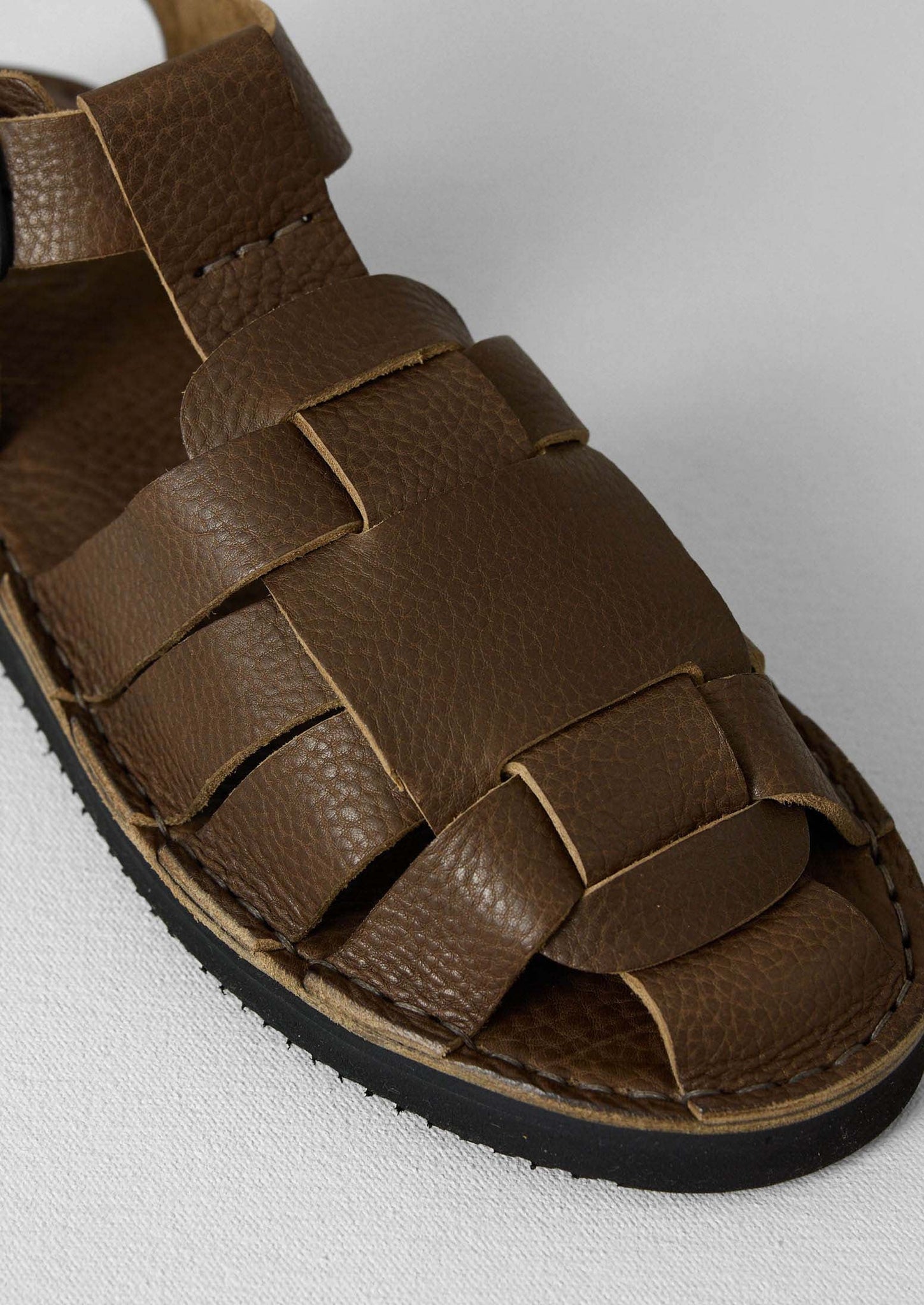 Fracap Leather Sandals | Olive