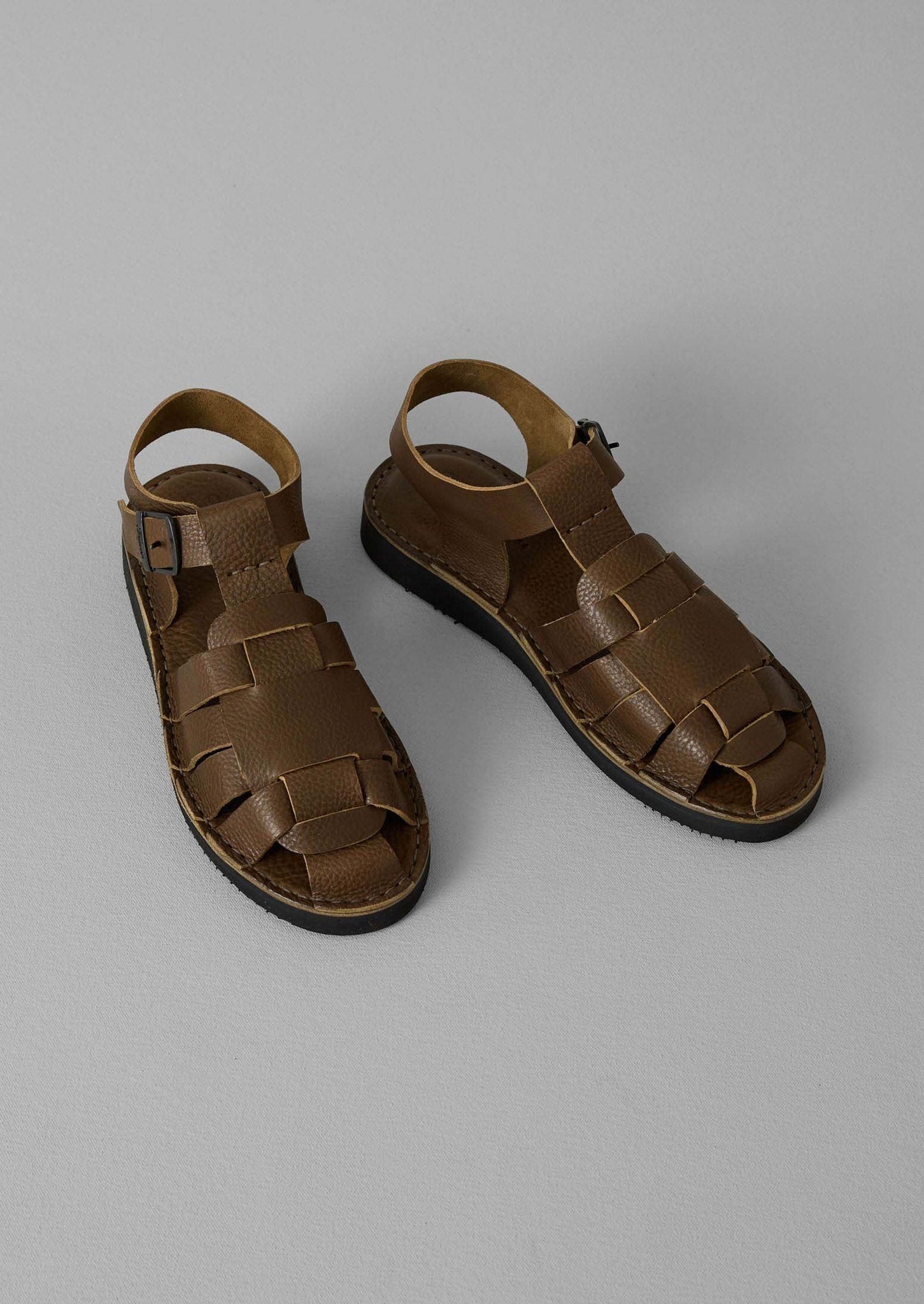 Fracap Leather Sandals | Olive