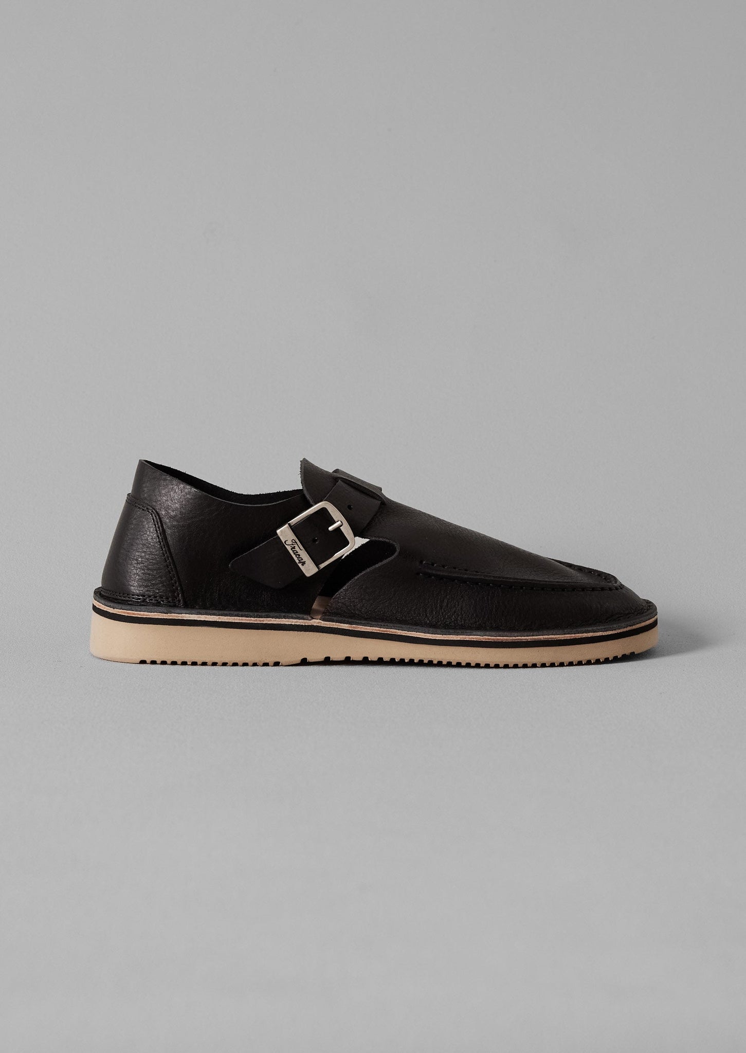 Fracap Leather Ankle Shoes | Black