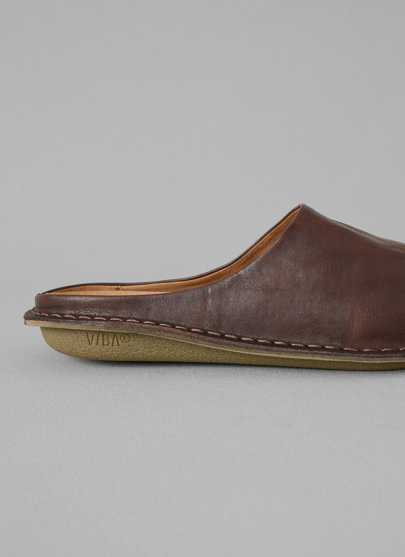 Vibae Mules | Cocoa Brown