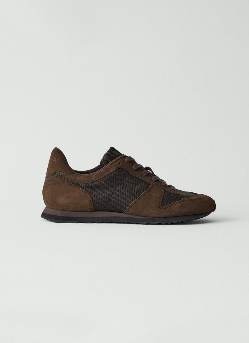 Novesta Marathon Trail Sole Trainers | Bitter Chocolate