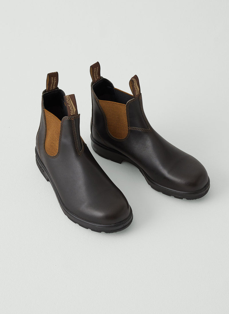 Blundstone Originals Leather Pull On Boots | Brown/Toffee | TOAST Blundstone Originals Leather Pull On Boots | Brown/Toffee | TOAST