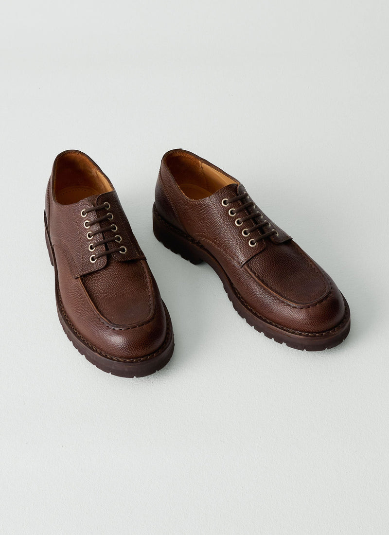 Fracap Postman Shoes | Dark Brown