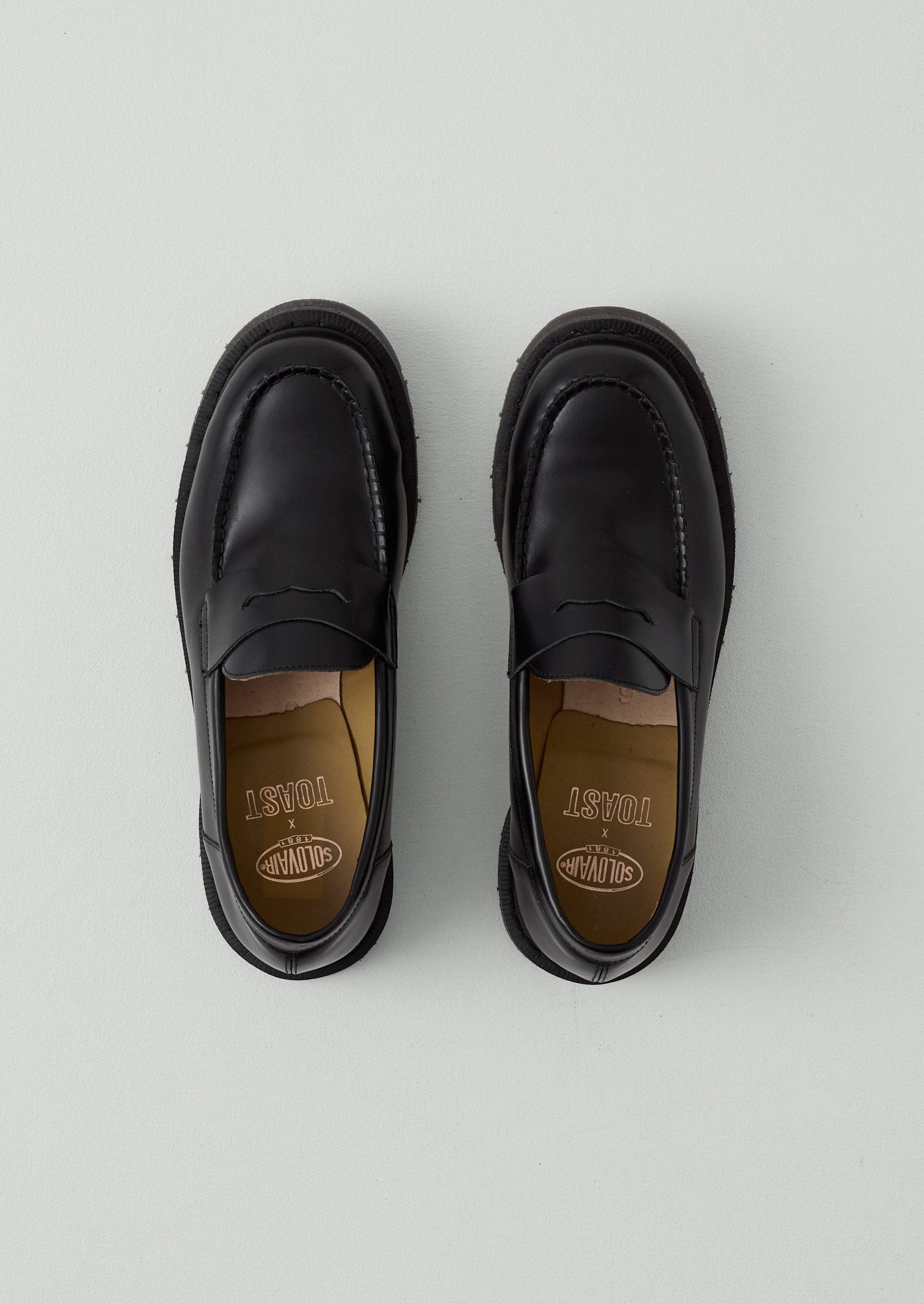 Solovair Chunky Loafers | Black