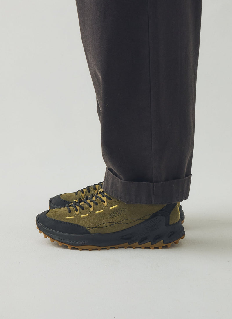 Keen Jasper Zionic Trainers | Dark Olive/Khaki