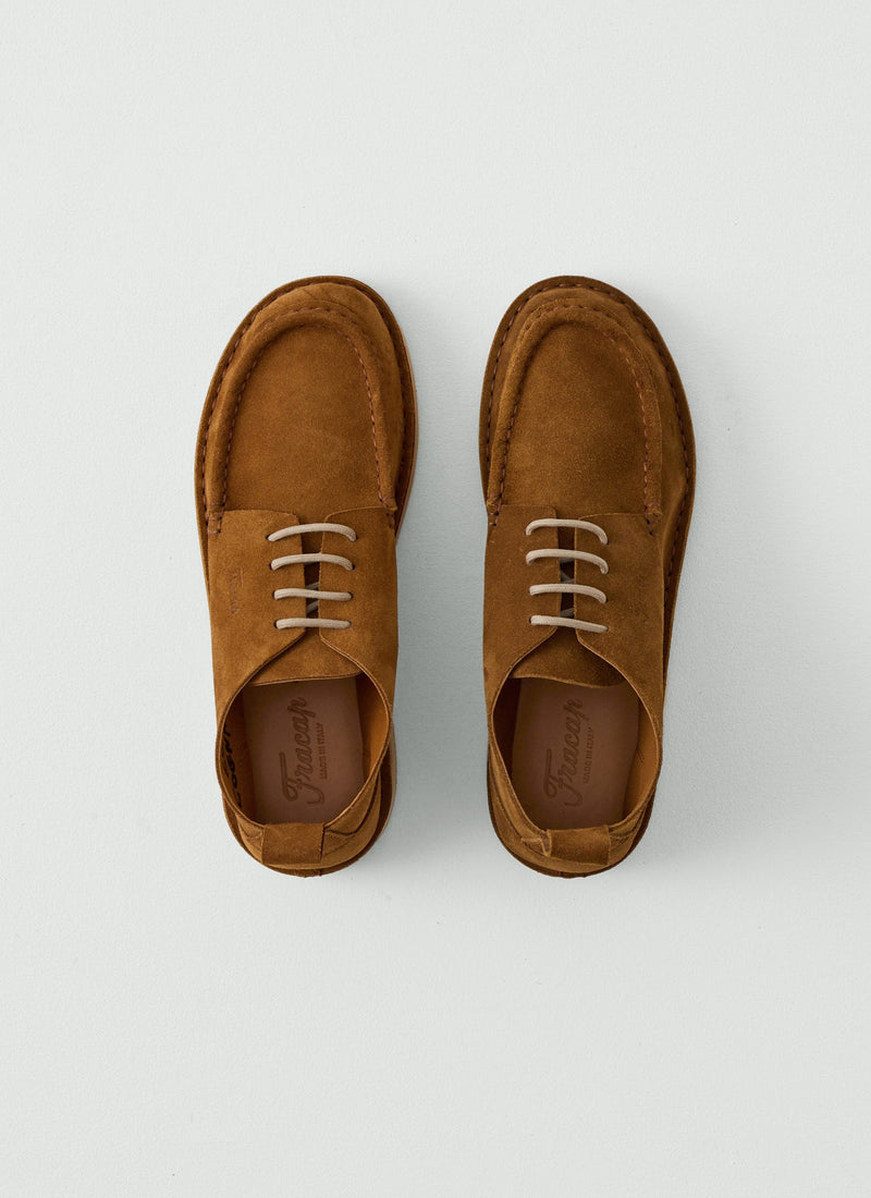 Fracap Suede Camp Shoes | Tabacco