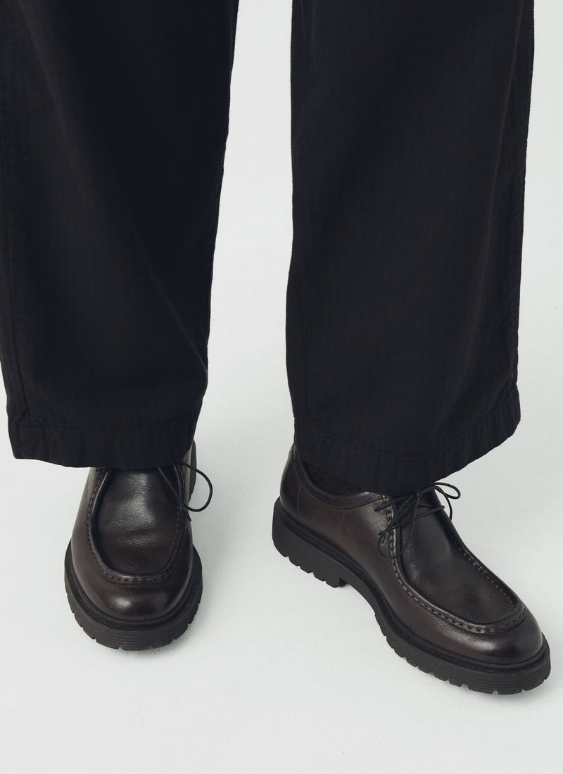 Sturlini Leather Lace Up Shoes | Chocolate
