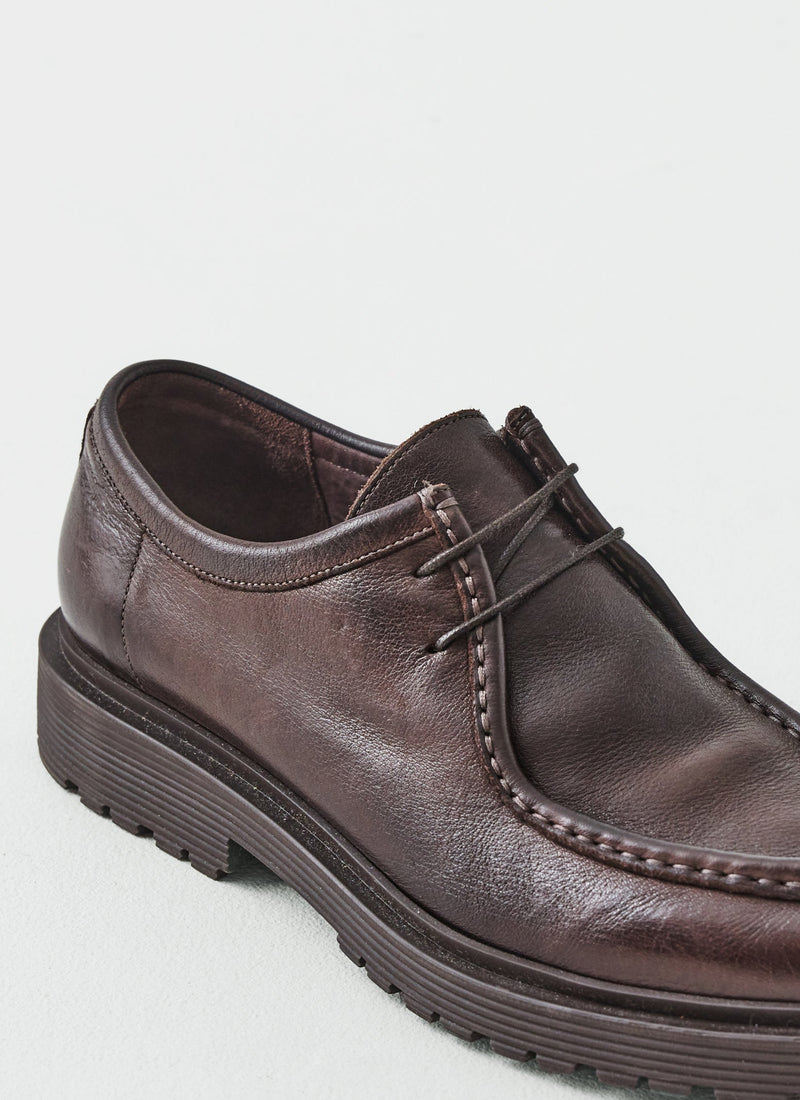 Sturlini Leather Lace Up Shoes | Chocolate