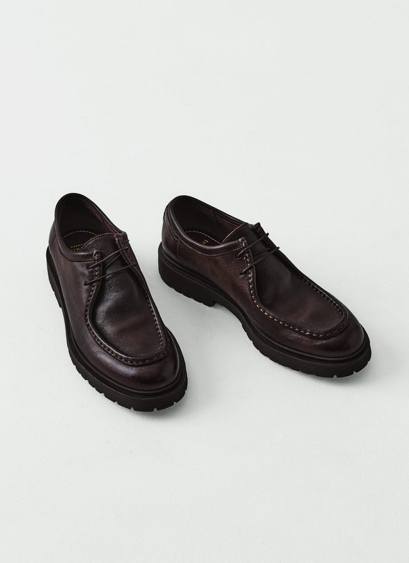 Sturlini Leather Lace Up Shoes | Chocolate