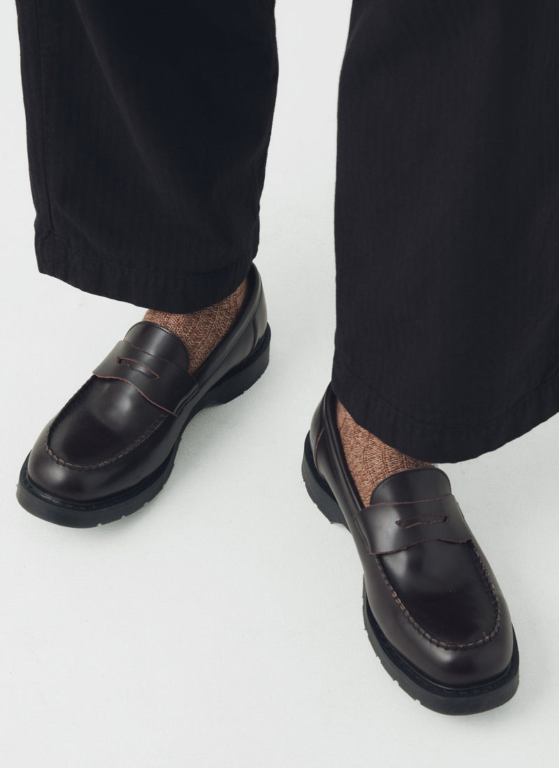 Solovair Leather Loafers | Cordovan