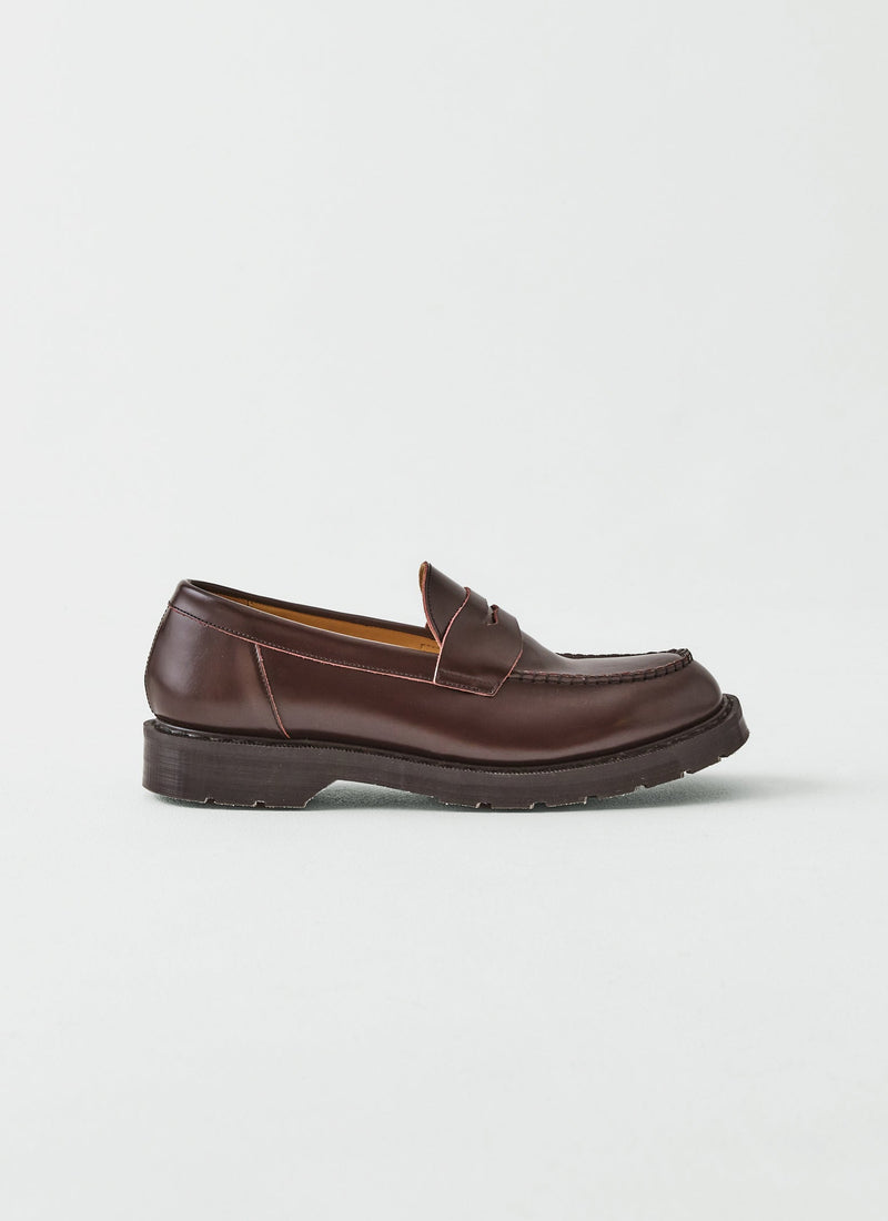 Solovair Leather Loafers | Cordovan