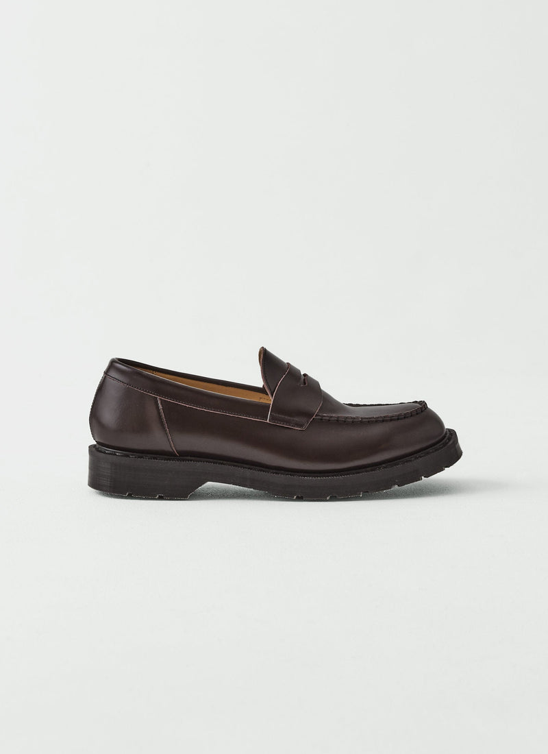 Solovair Leather Loafers | Cordovan