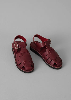 Fracap Ola Sandals | Bordeaux