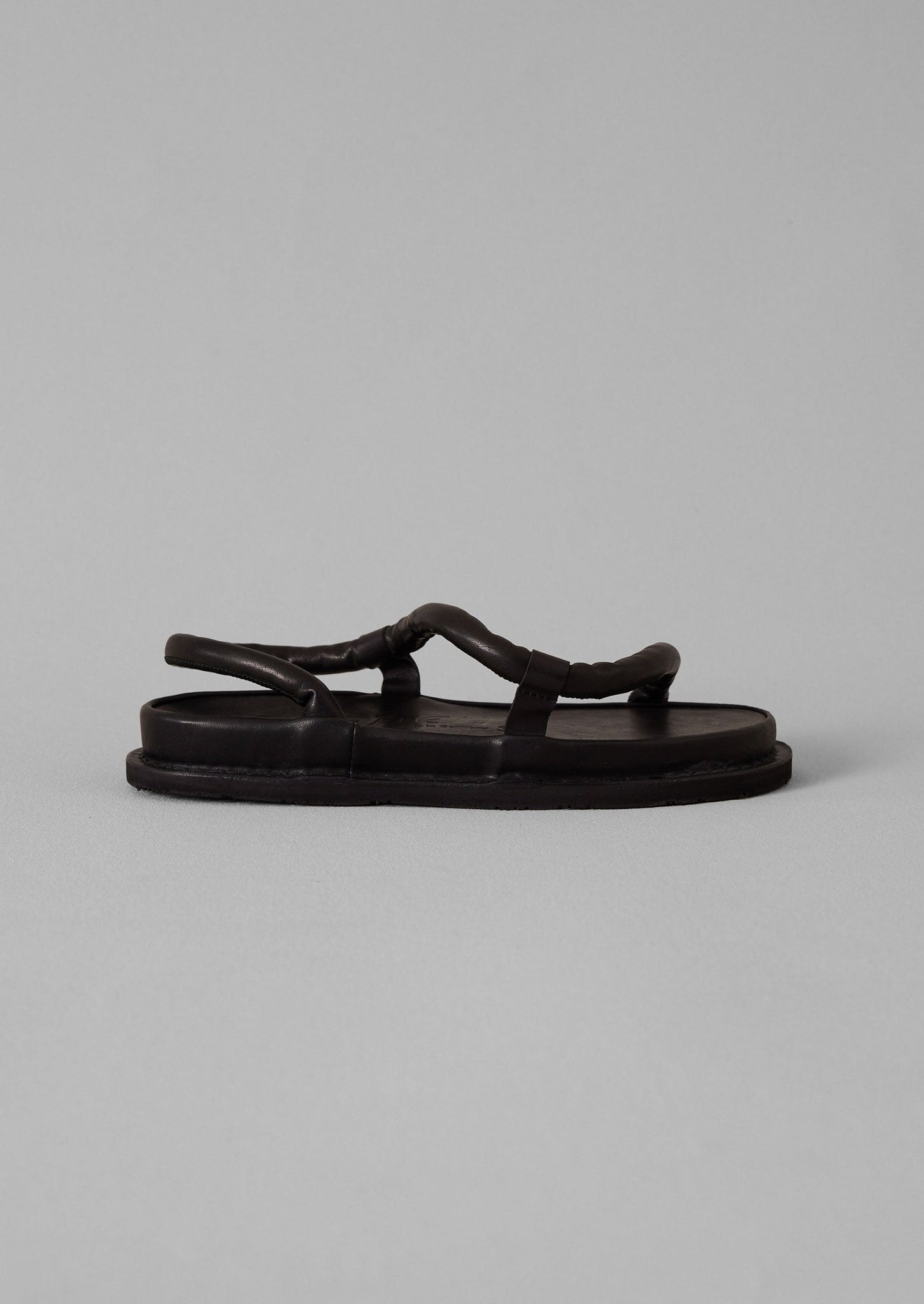 Trippen ZigZag Leather Sandals | Black