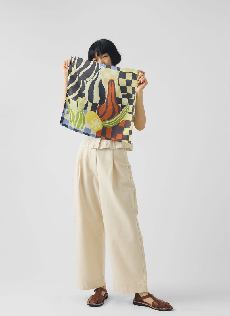 Abstract Still Life Silk Bandana | Multi