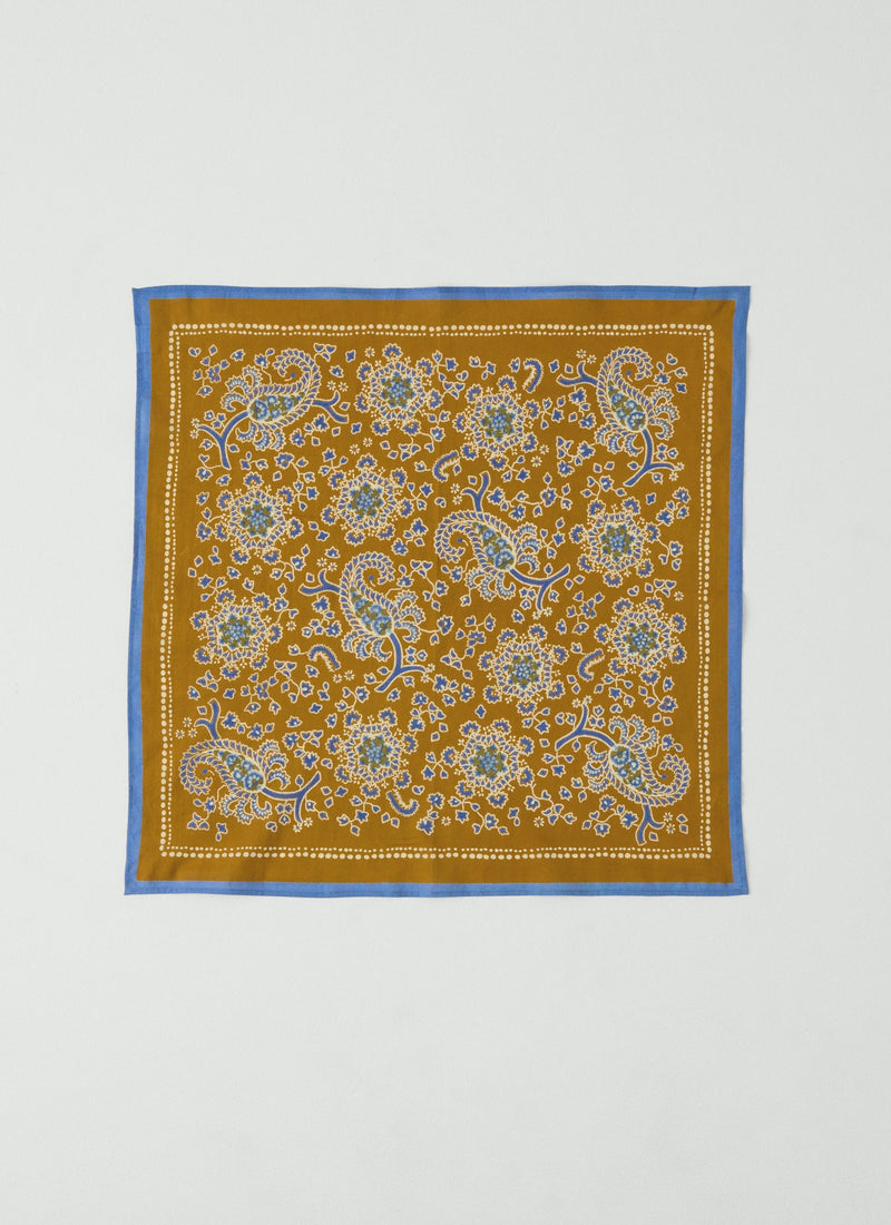 Provencal Paisley Print Bandana | Cumin
