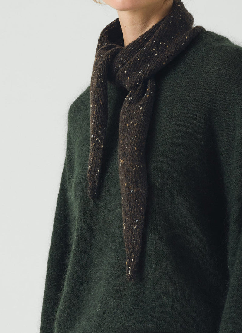 Donegal Merino Bandana | Coffee