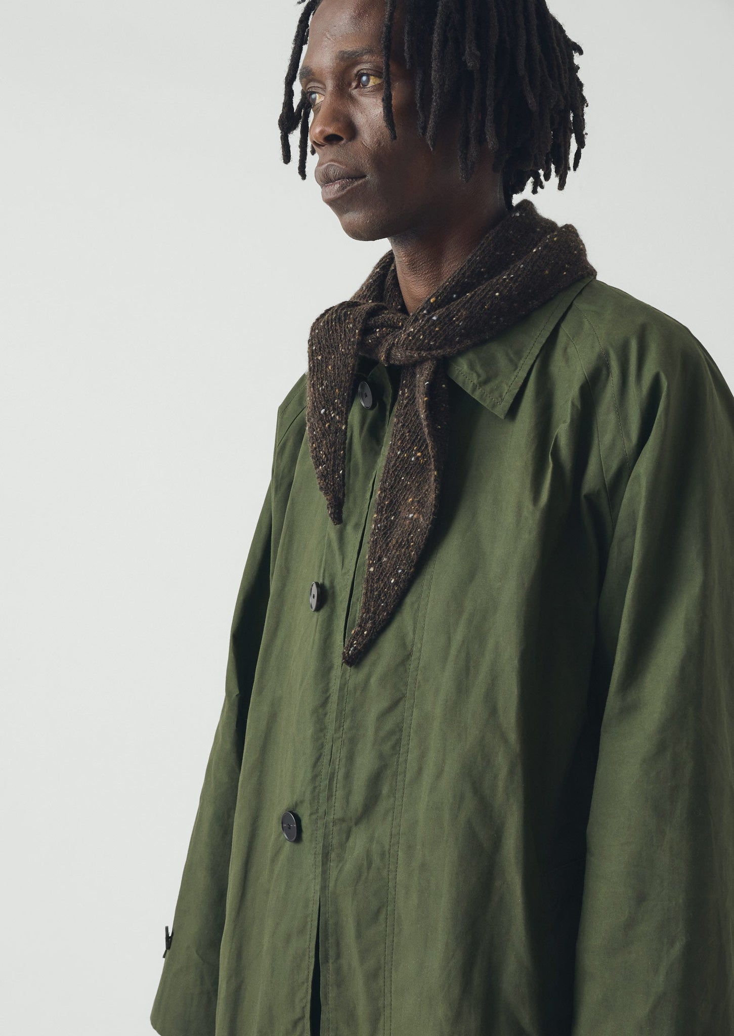 Donegal Merino Bandana | Coffee