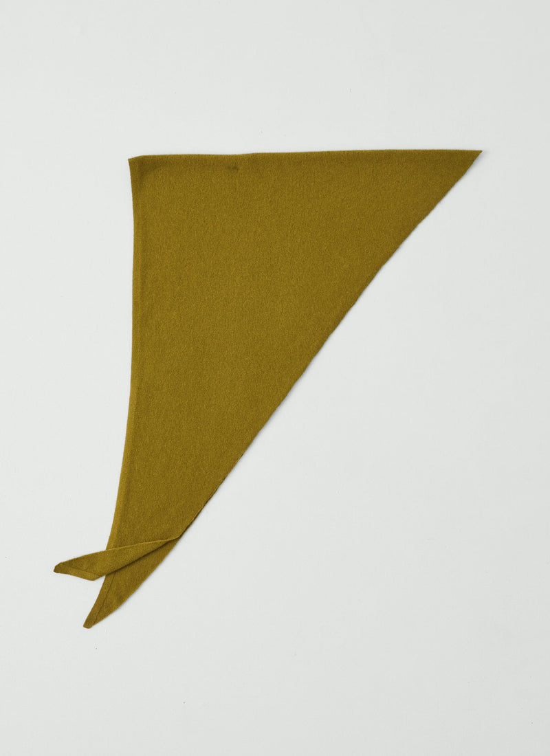 Wool Cashmere Large Bandana | Pear