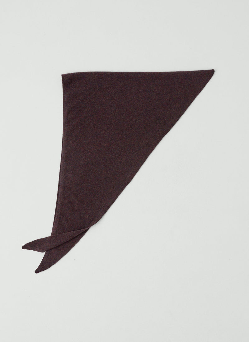 Wool Cashmere Large Bandana | Truffle