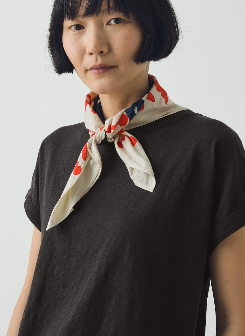 Emma Carlow Tree of Life Print Cotton Bandana | Indigo Blue