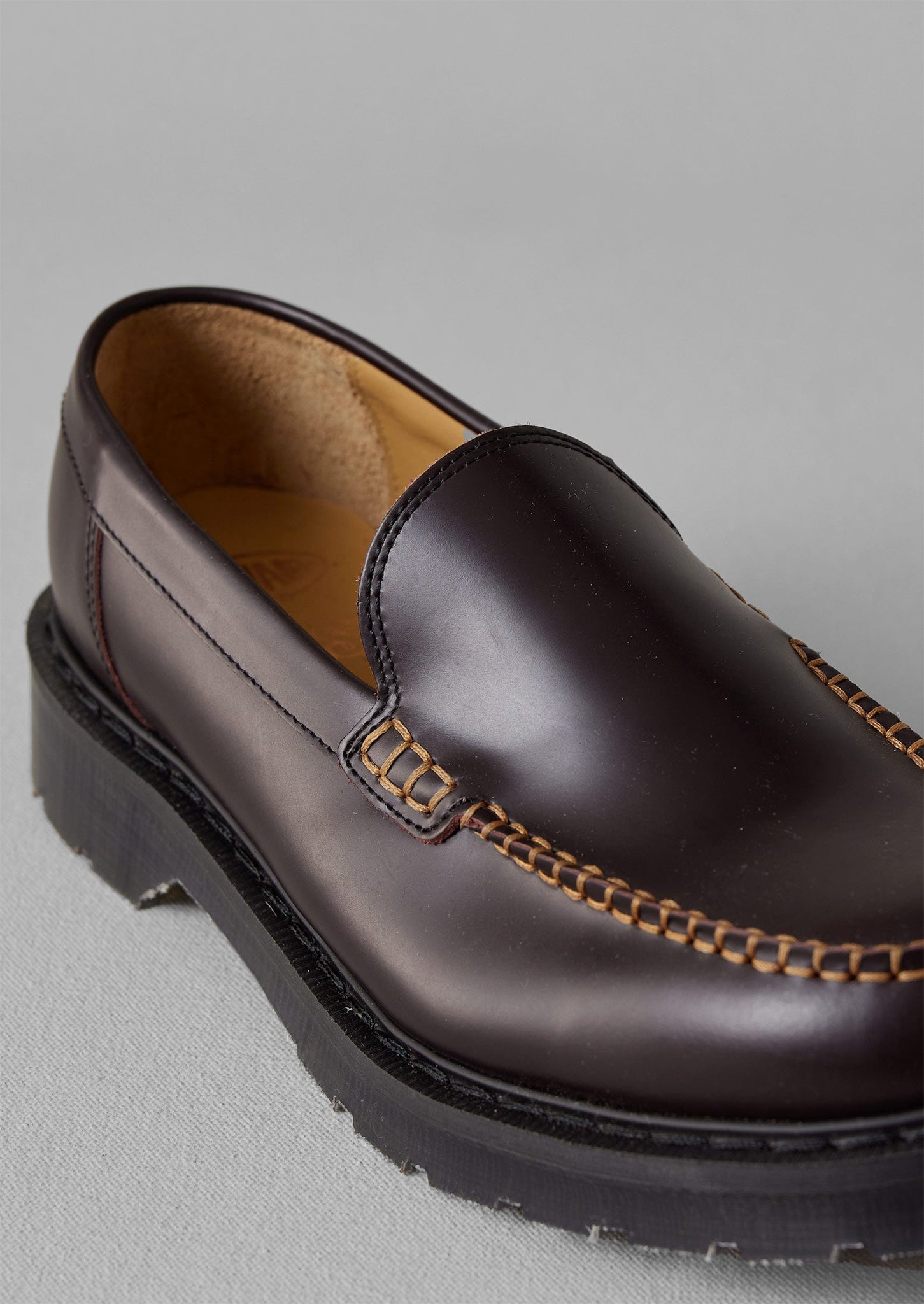 Solovair Leather Loafers | Cordovan