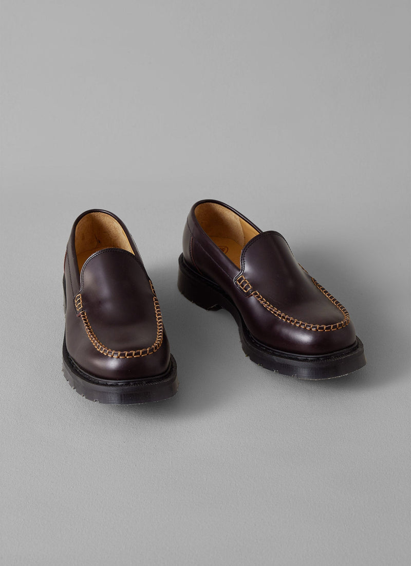 Solovair Leather Loafers | Cordovan