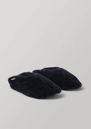 Babbi Sheepskin Slippers | Indigo