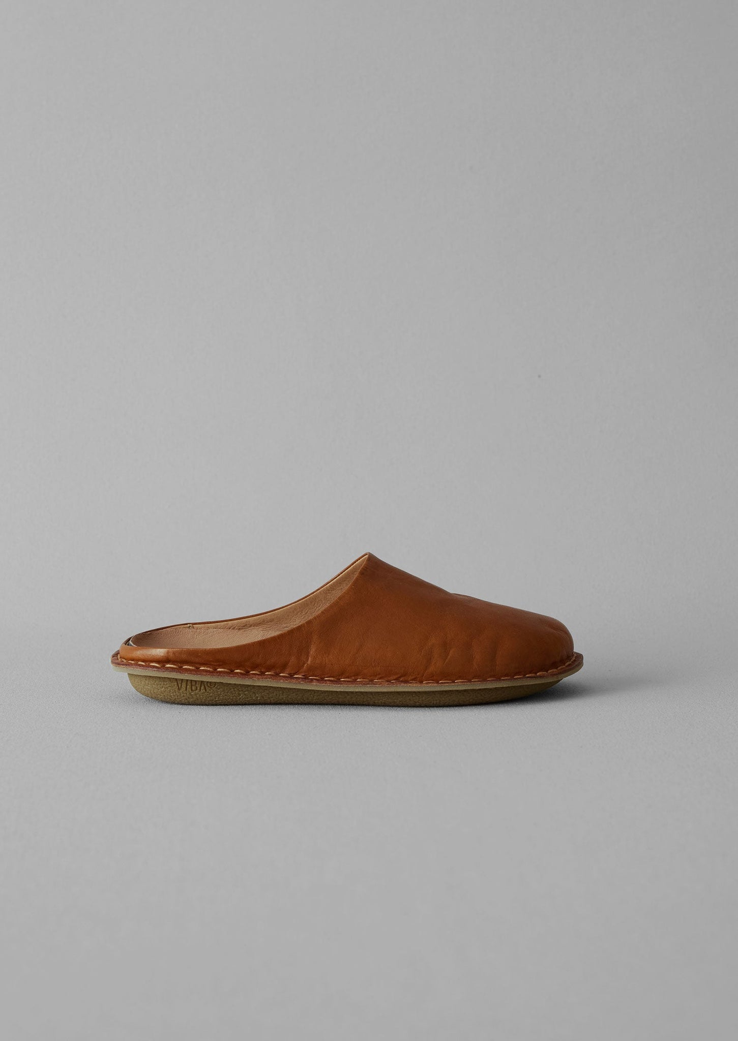 Vibae Roma Leather Mules | Tan