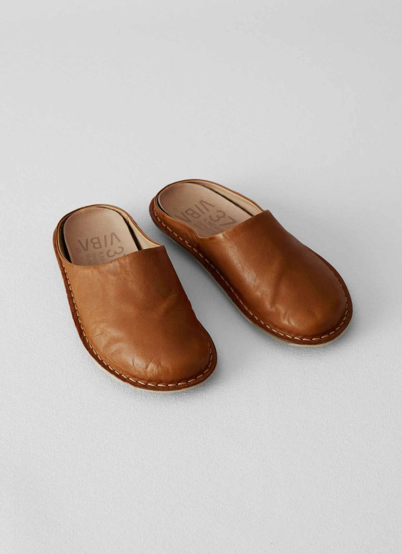 Vibae Roma Mules | Tan