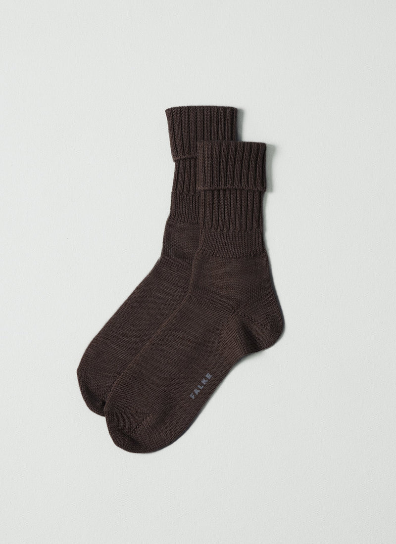 Falke Striggings Chunky Socks | Dark Brown
