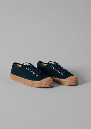 Novesta Star Master Waxed Cotton Plimsolls | Indigo