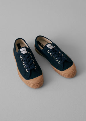 Novesta Star Master Waxed Cotton Plimsolls | Indigo