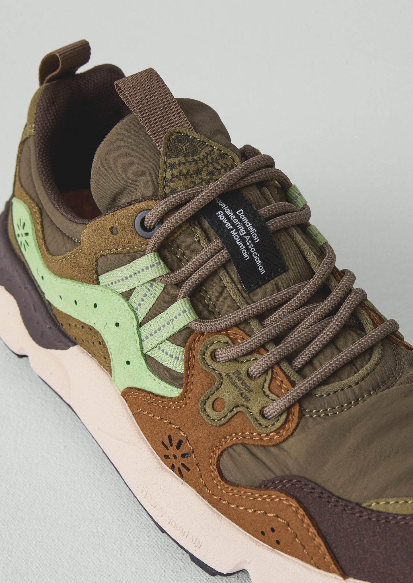 Flower Mountain Yamano Kaiso Trainers | Deep Olive
