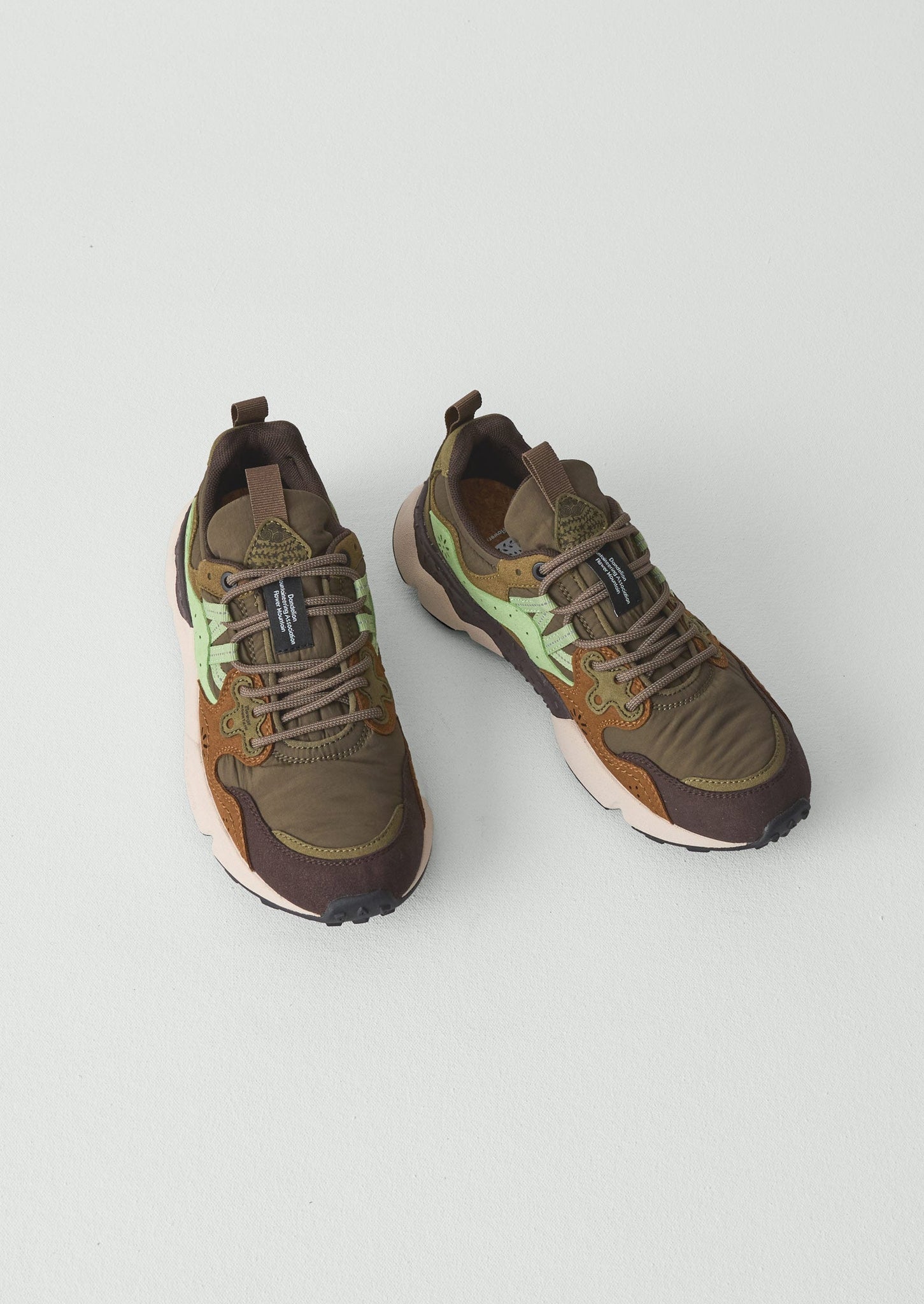Flower Mountain Yamano Kaiso Trainers | Deep Olive