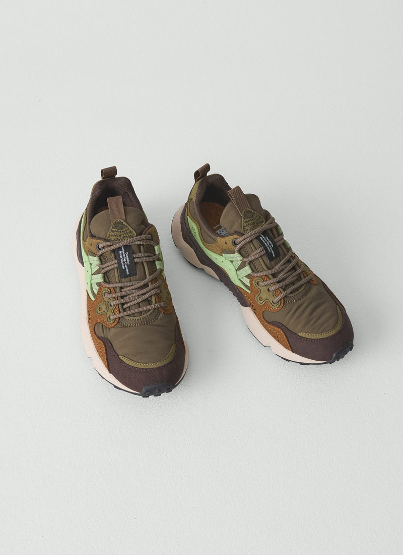 Flower Mountain Yamano Kaiso Trainers | Deep Olive