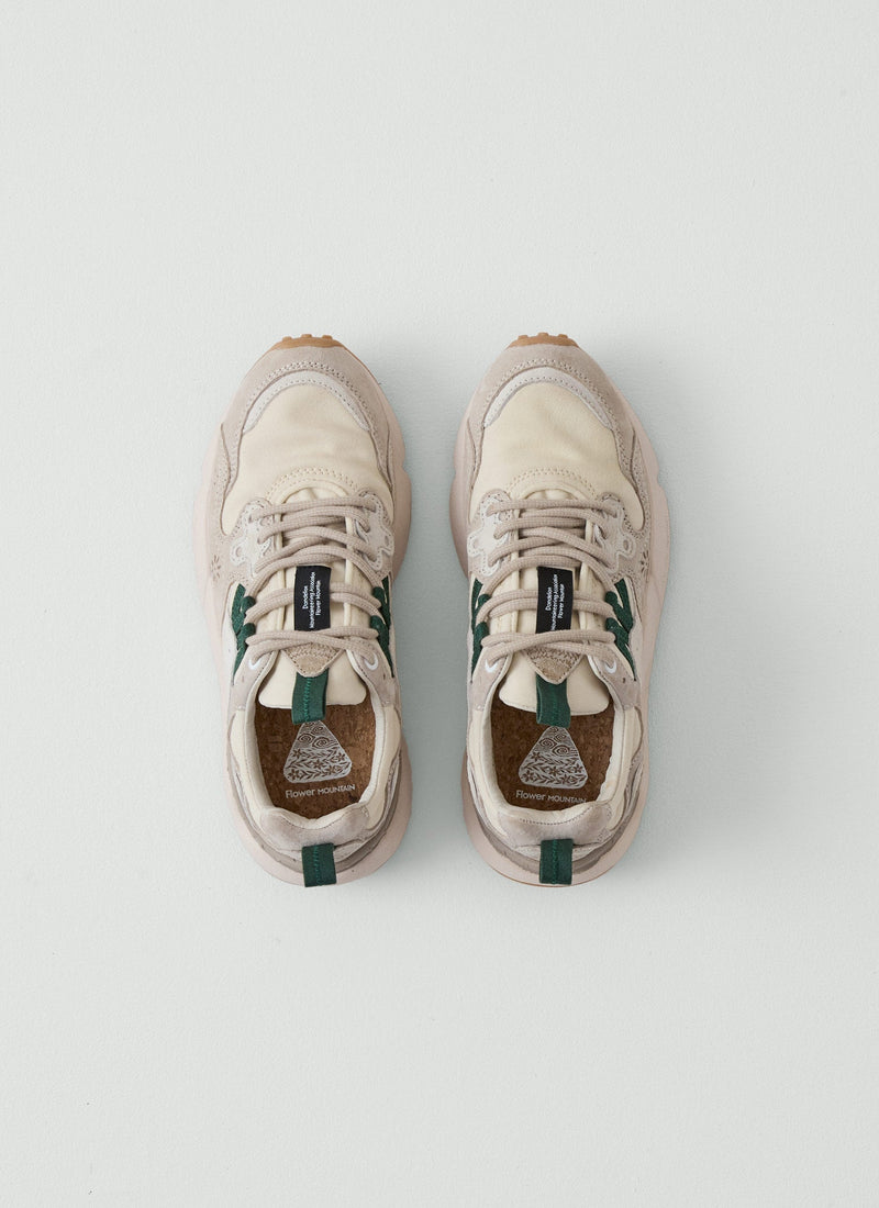 Flower Mountain Yamano Kaiso Trainers | Green/Chalk Multi