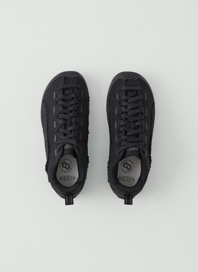 Keen Jasper Split Canvas Trainers | Black