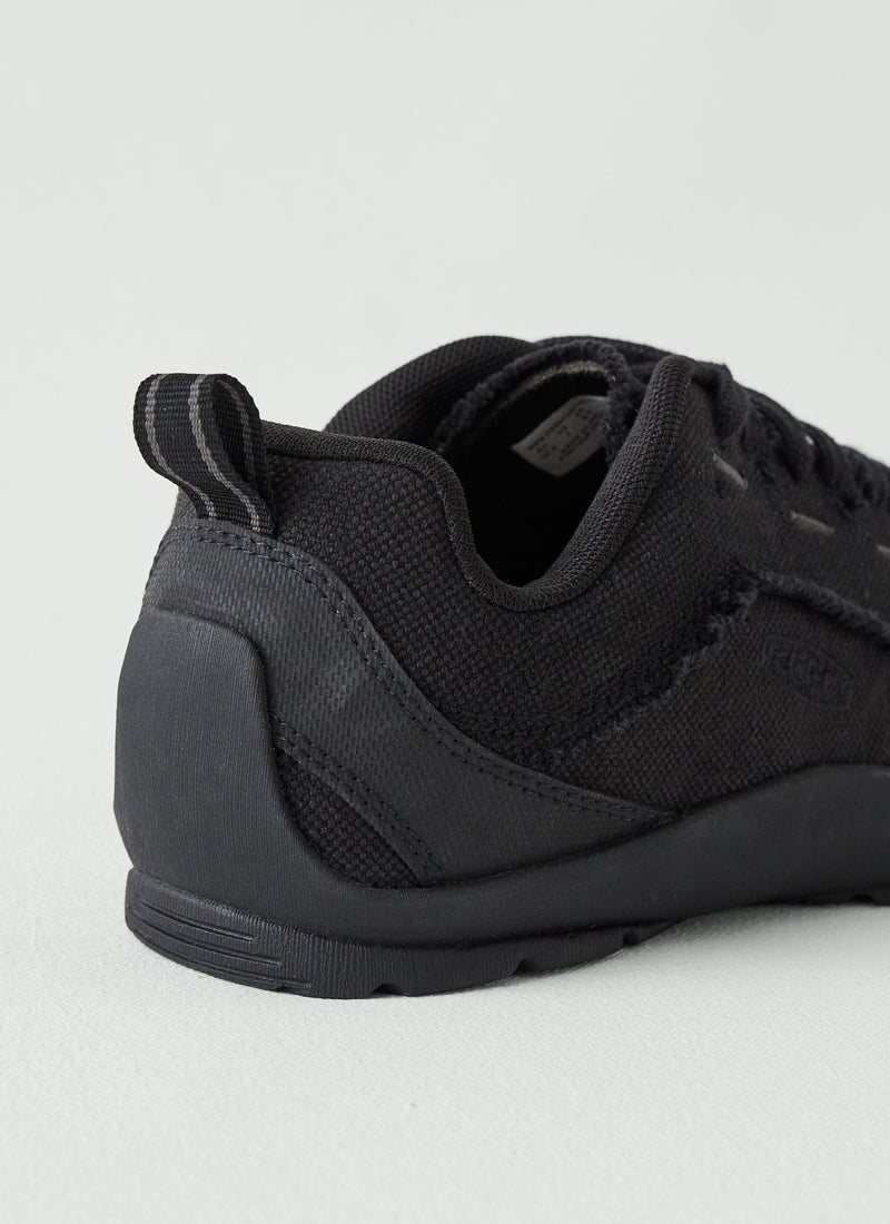 Keen Jasper Split Canvas Trainers | Black