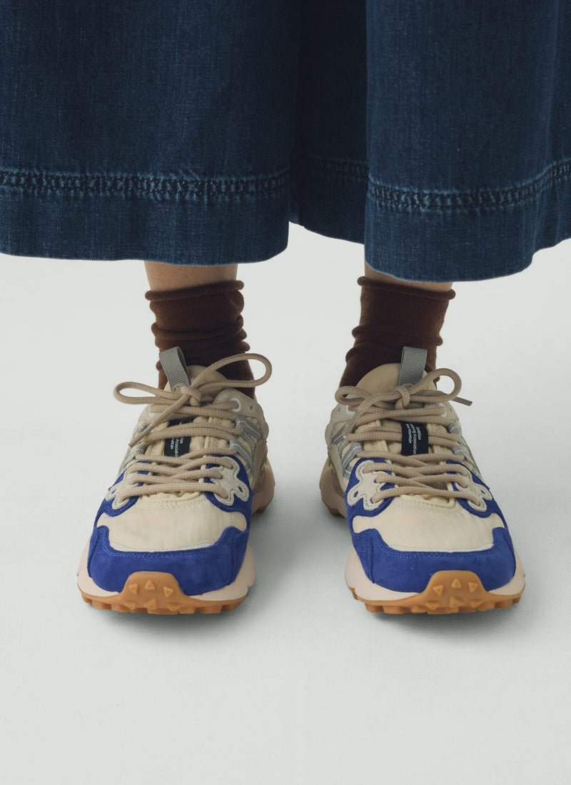 Flower Mountain Yamano Kaiso Trainers | Chalk/Hydrangea Blue