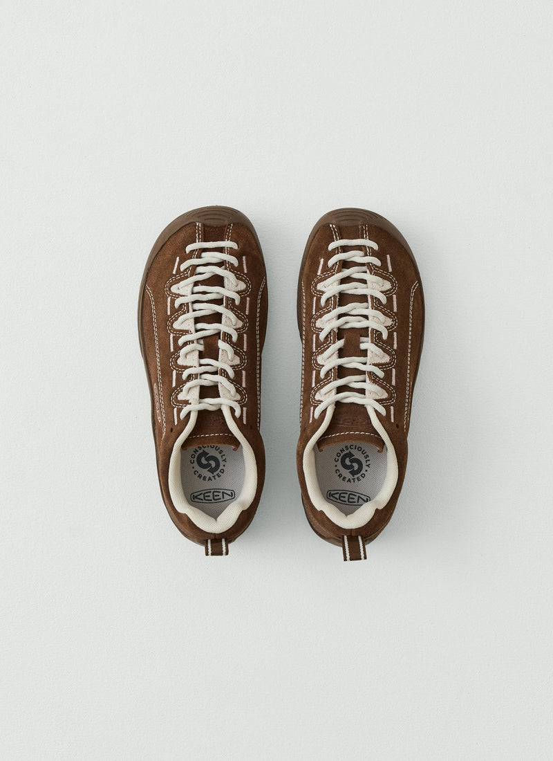 Keen Jasper Suede Trainers | Dark Earth/Birch