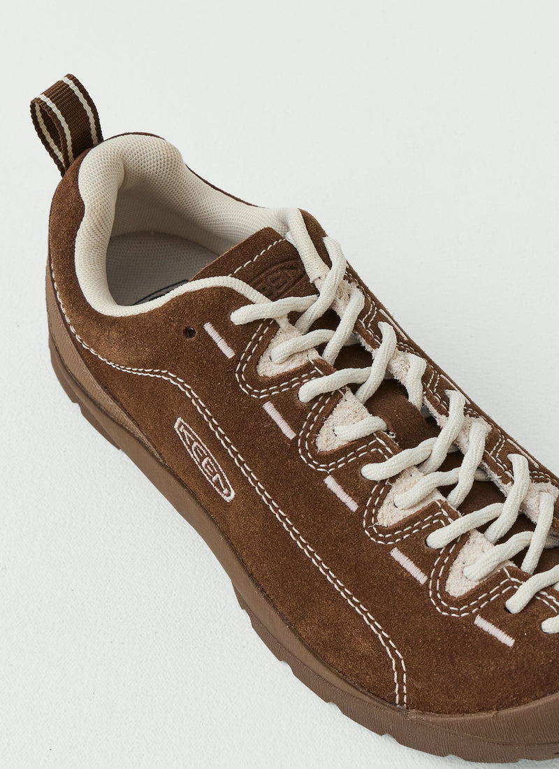 Keen Jasper Suede Trainers | Dark Earth/Birch