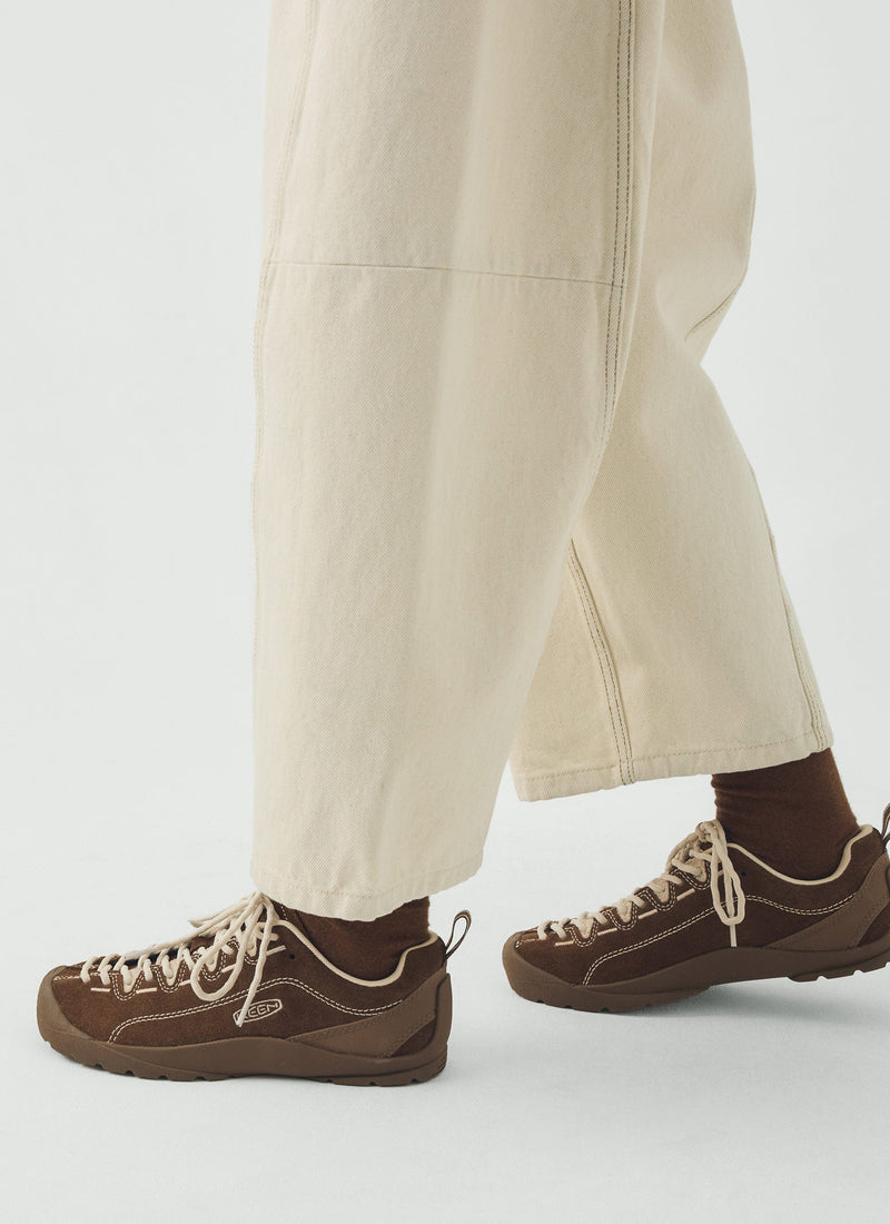 Keen Jasper Suede Trainers | Dark Earth/Birch
