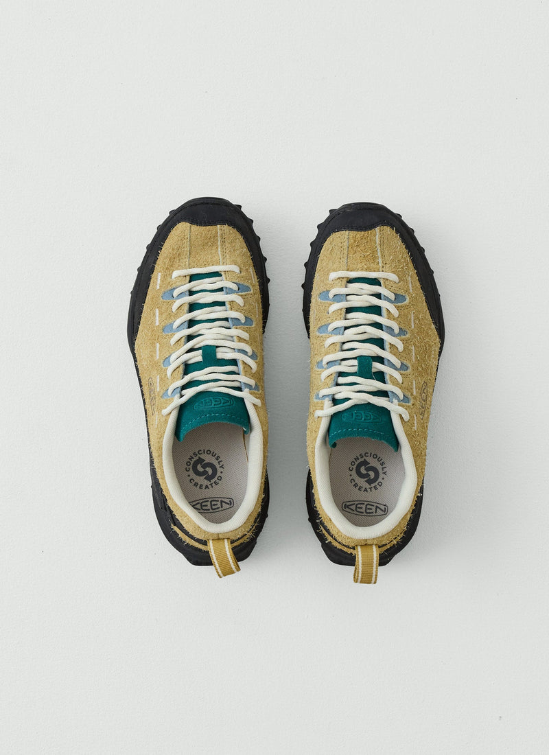 Keen Jasper Zionic Suede Trainers | Khaki/Abbey Stone