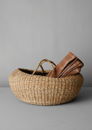 Round Hogla Storage Basket | Natural