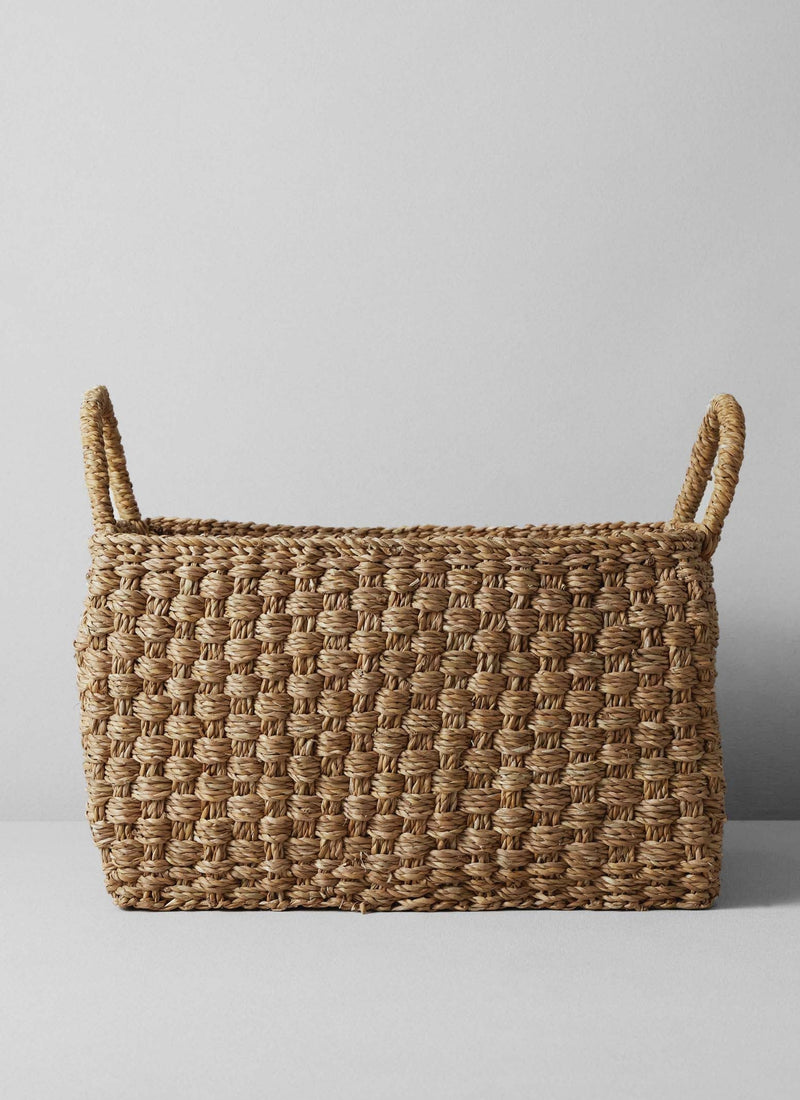 Large Chatai Weave Hogla Storage Basket | Natural