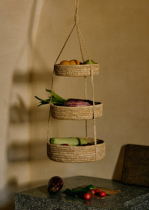 Palm Hanging Basket | Natural